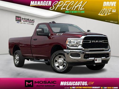 Delmonico Red Pearlcoat 2024 RAM 3500 Tradesman Regular Cab 4x4 8' Box