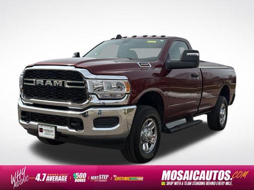 Delmonico Red Pearlcoat 2024 RAM 3500 Tradesman Regular Cab 4x4 8' Box
