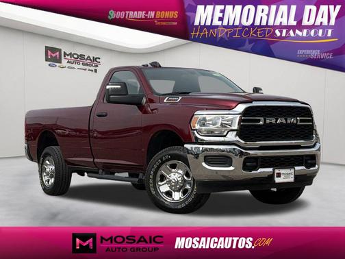 Delmonico Red Pearlcoat 2024 RAM 3500 Tradesman Regular Cab 4x4 8' Box