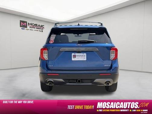 Atlas Blue Metallic 2022 Ford Explorer XLT