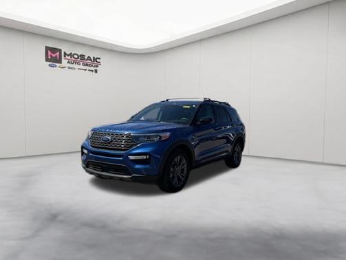 Atlas Blue Metallic 2022 Ford Explorer XLT