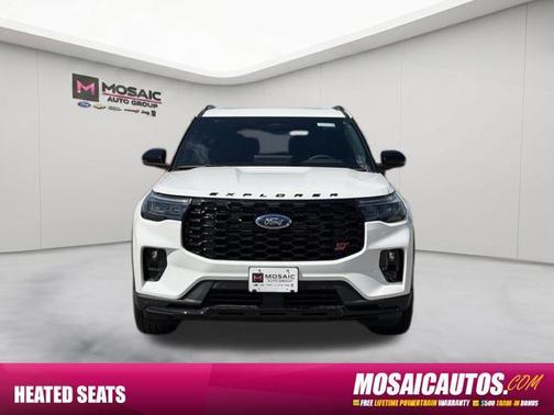 Star White Metallic Tri-Coat 2026 Ford Explorer ST