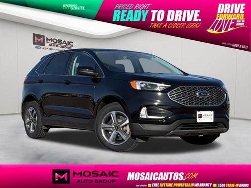 Agate Black Metallic 2024 Ford Edge SEL