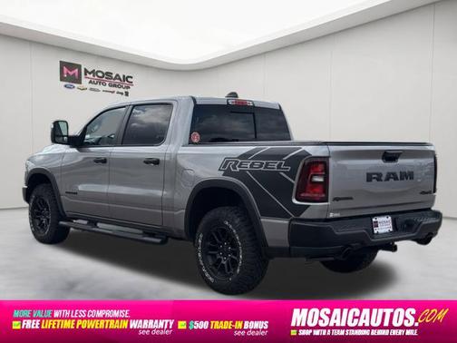 Billet Silver Metallic Clearcoat 2025 RAM 1500 Rebel