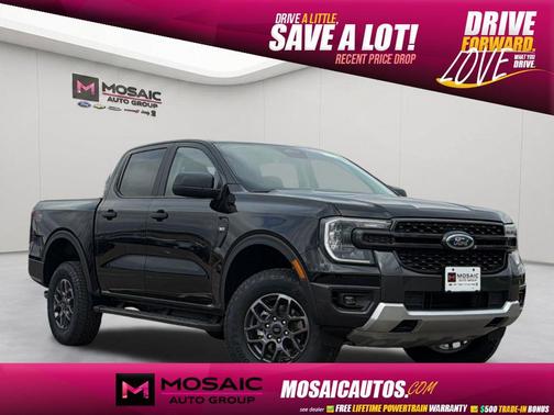 Shadow Black 2026 Ford Ranger XLT