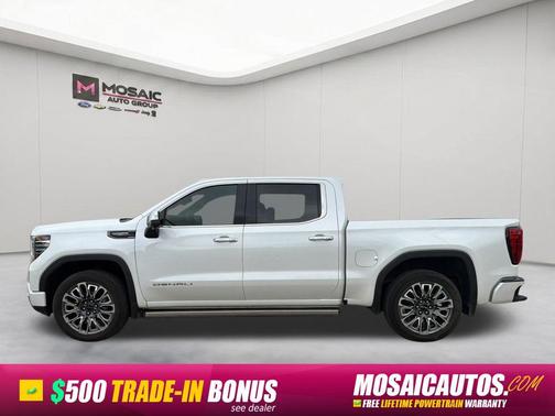 White Frost Tricoat 2025 GMC Sierra 1500 Denali Ultimate