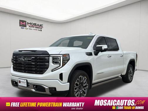 White Frost Tricoat 2025 GMC Sierra 1500 Denali Ultimate
