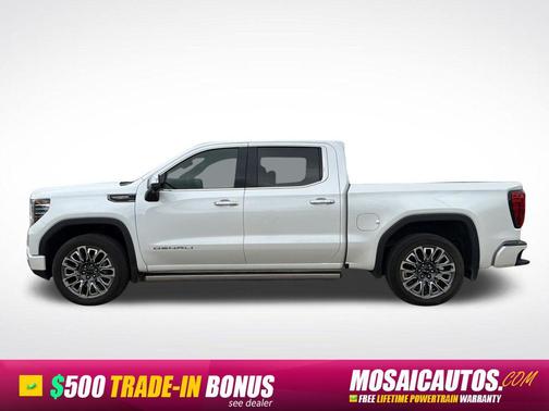 White Frost Tricoat 2025 GMC Sierra 1500 Denali Ultimate
