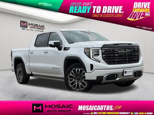White Frost Tricoat 2025 GMC Sierra 1500 Denali Ultimate