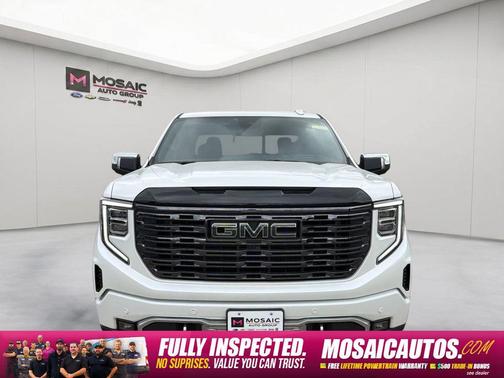 White Frost Tricoat 2025 GMC Sierra 1500 Denali Ultimate