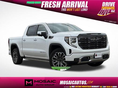 White Frost Tricoat 2025 GMC Sierra 1500 Denali Ultimate