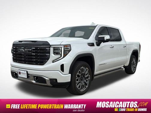 White Frost Tricoat 2025 GMC Sierra 1500 Denali Ultimate