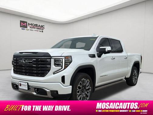 White Frost Tricoat 2025 GMC Sierra 1500 Denali Ultimate
