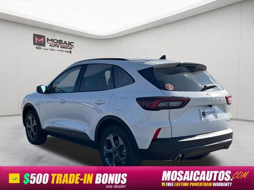 star white metallic tri-coat 2026 Ford Escape ST-Line