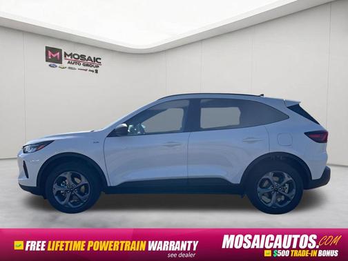 star white metallic tri-coat 2026 Ford Escape ST-Line