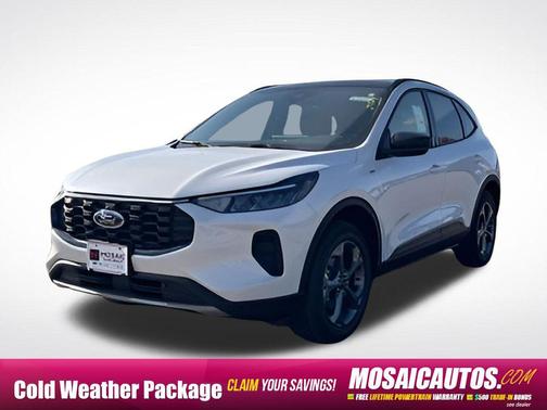 star white metallic tri-coat 2026 Ford Escape ST-Line