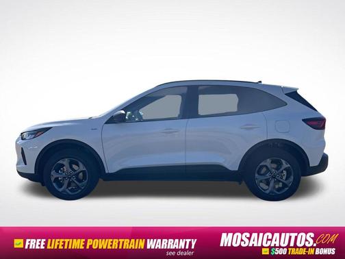 star white metallic tri-coat 2026 Ford Escape ST-Line