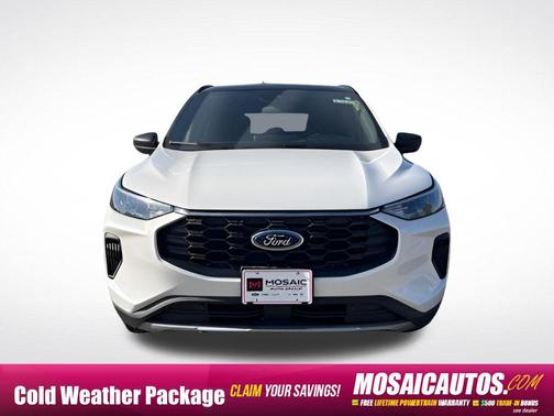 star white metallic tri-coat 2026 Ford Escape ST-Line
