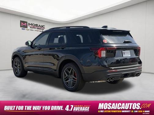 Agate Black Metallic 2026 Ford Explorer ST