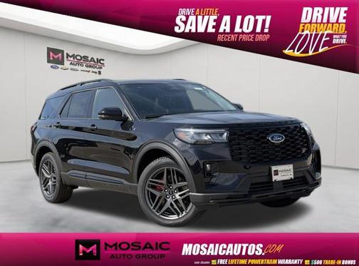 Agate Black Metallic 2026 Ford Explorer ST