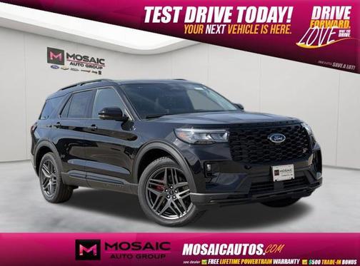 Agate Black Metallic 2026 Ford Explorer ST