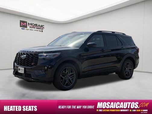Agate Black Metallic 2026 Ford Explorer ST