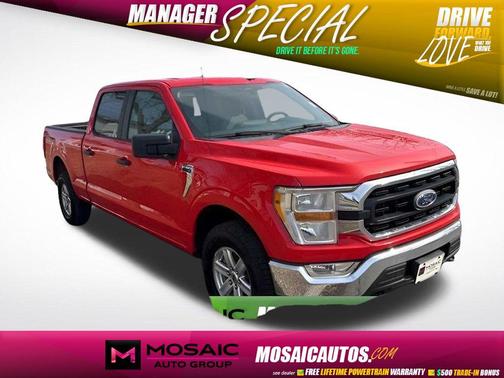 Red 2021 Ford F-150 XLT