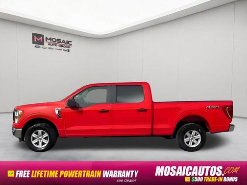Red 2021 Ford F-150 XLT