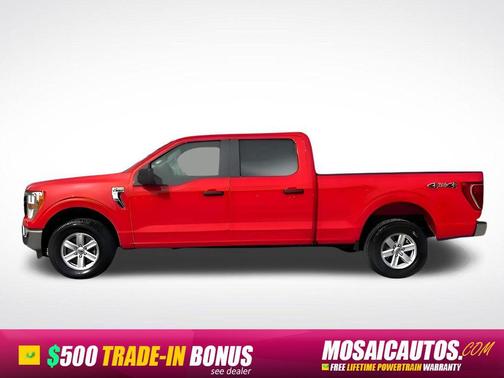Red 2021 Ford F-150 XLT