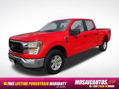 Red 2021 Ford F-150 XLT