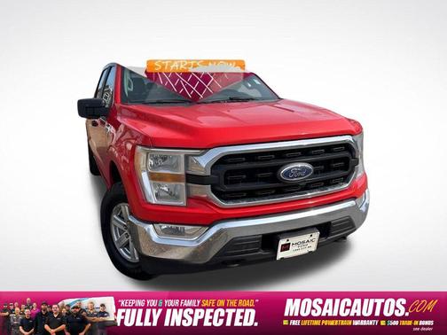 Red 2021 Ford F-150 XLT