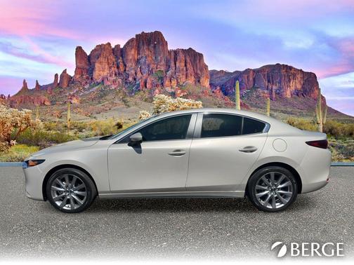 Platinum Quartz Metallic 2026 Mazda Mazda3 FWD w/Preferred Package