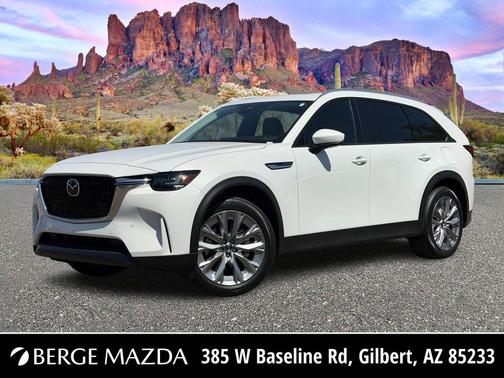 Rhodium White Premium 2026 Mazda CX-90 3.3 Turbo Preferred