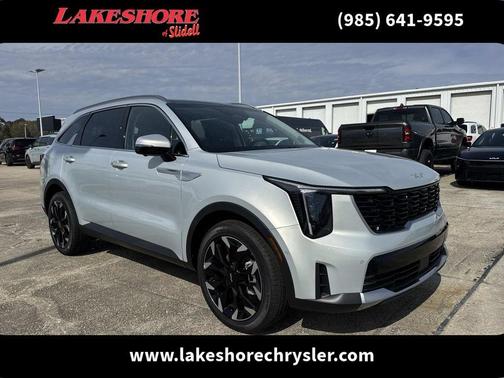 Ivory Silver 2026 Kia Sorento SX