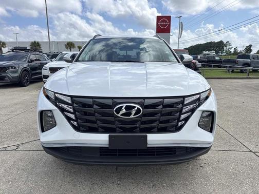 White 2022 Hyundai TUCSON Hybrid Blue
