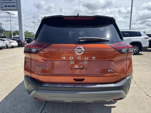 Orange / Black 2021 Nissan Rogue SL