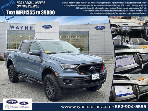 Azure Gray Metallic 2023 Ford Ranger LARIAT