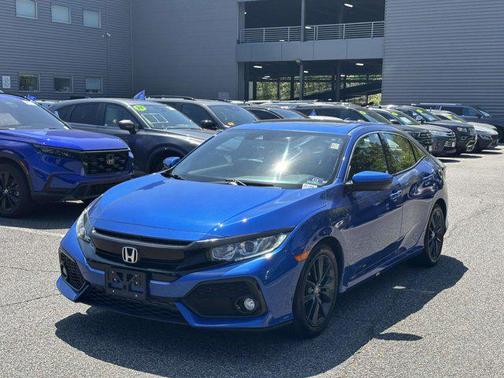 Aegean Blue Metallic 2019 Honda Civic EX-L