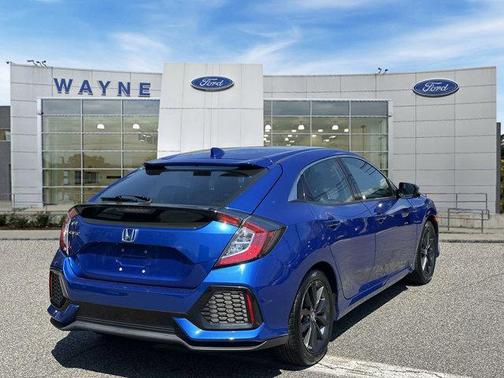 Aegean Blue Metallic 2019 Honda Civic EX-L