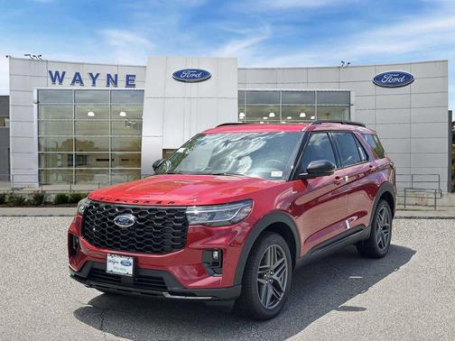 Rapid Red Metallic Tinted Clearcoat 2026 Ford Explorer ST-Line
