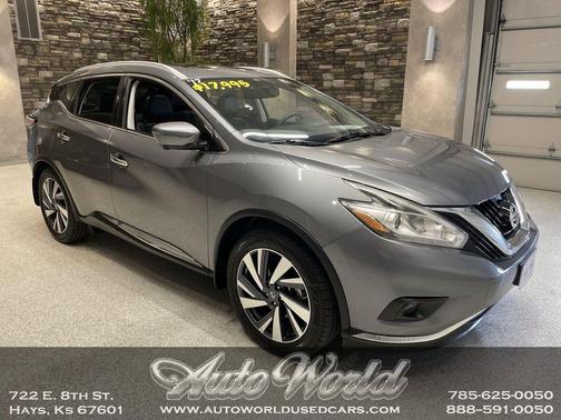 Gun Metallic 2017 Nissan Murano Platinum