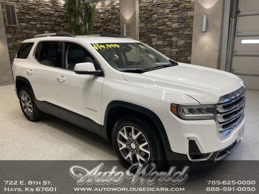 Summit White 2020 GMC Acadia AWD SLT