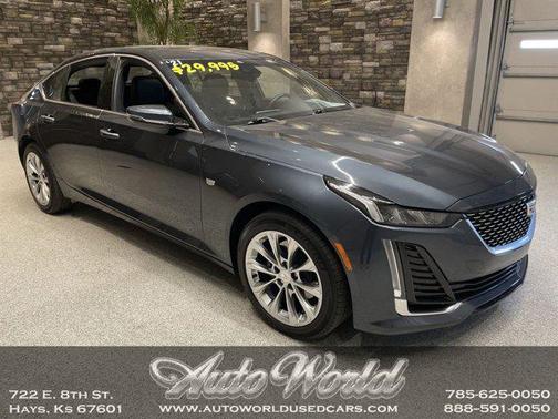 Shadow Metallic 2021 Cadillac CT5 Premium Luxury RWD