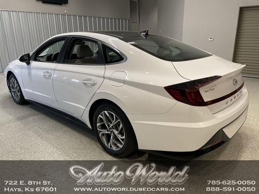 Serenity White 2023 Hyundai SONATA SEL