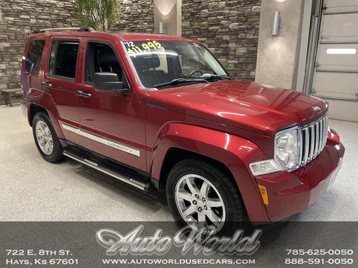 Deep Cherry Red Crystal Pearlcoat 2012 Jeep Liberty Limited