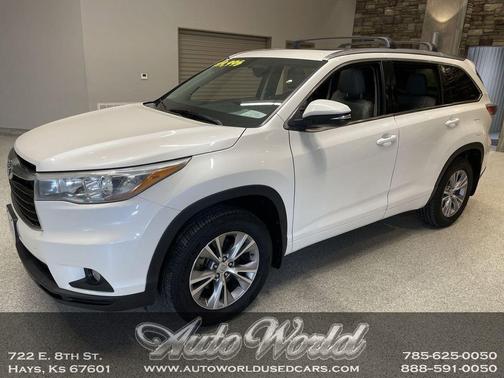 Blizzard Pearl 2015 Toyota Highlander XLE
