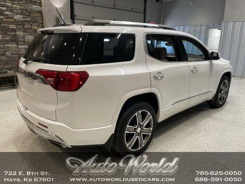 White Frost Tricoat 2017 GMC Acadia Denali