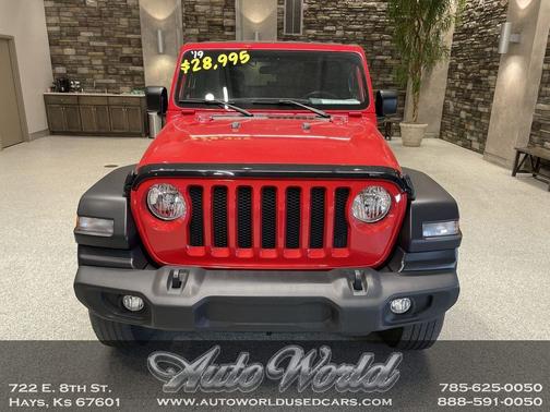 Firecracker Red Clearcoat 2019 Jeep Wrangler Sport S