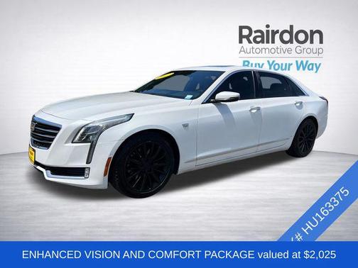 Crystal White Tricoat 2017 Cadillac CT6 3.6L Luxury