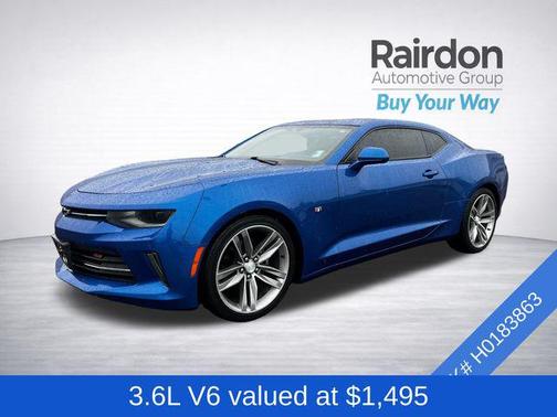 Hyper Blue Metallic 2017 Chevrolet Camaro 1LT